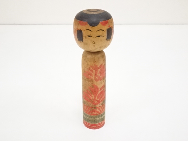 TRADITIONAL JAPANESE CRAFT / KOKESHI DOLL (17.4 cm)/ ARTISAN WORK